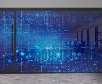 Modern Glass Screen Partition-ID:202672009