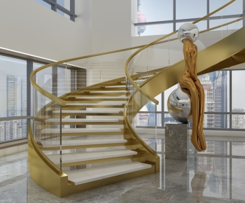 Modern Rotating Staircase-ID:275993113