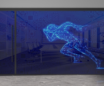 Modern Glass Screen Partition-ID:766582973