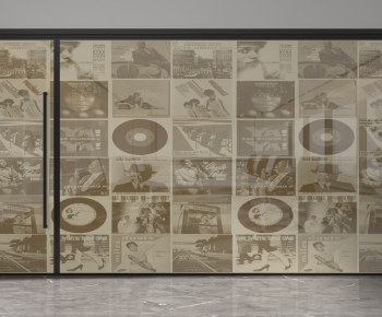 Modern Glass Screen Partition-ID:896784075