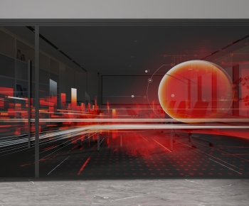 Modern Glass Screen Partition-ID:270447029