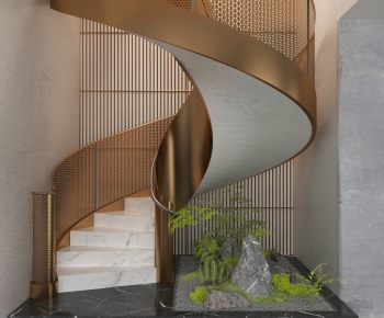 Modern Rotating Staircase-ID:507121177
