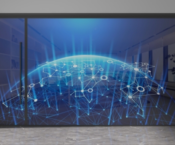 Modern Glass Screen Partition-ID:196070914