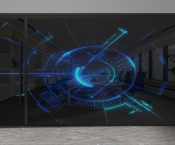 Modern Glass Screen Partition-ID:633656028