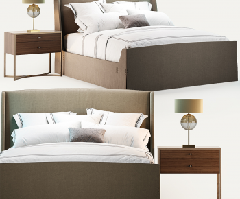 Modern Double Bed-ID:648473988