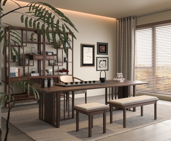 New Chinese Style Tea House-ID:813797951