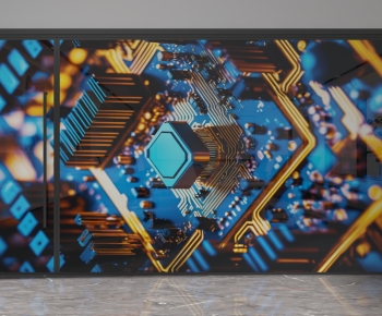 Modern Glass Screen Partition-ID:870449552