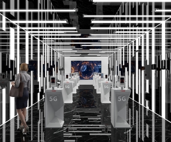 Modern Exhibition Hall-ID:632982022