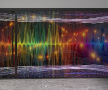 Modern Glass Screen Partition-ID:592329033