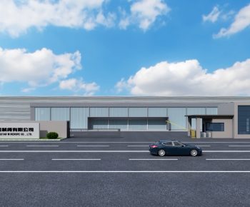 Modern Building Appearance-ID:509829528