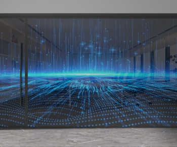 Modern Glass Screen Partition-ID:669925939