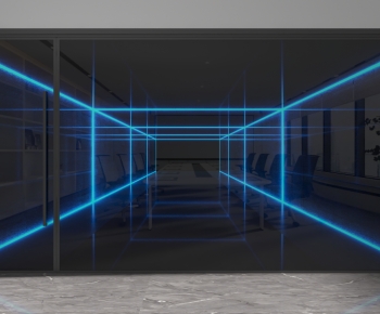 Modern Glass Screen Partition-ID:673302891