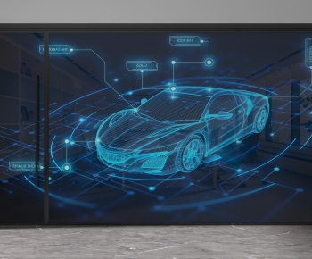 Modern Glass Screen Partition-ID:689887054