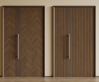 Modern Unequal Double Door-ID:783500732