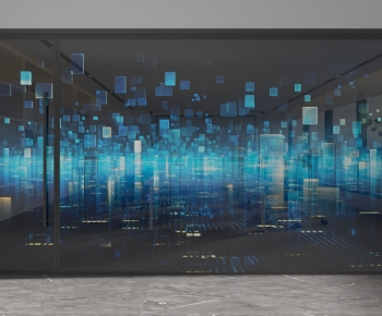 Modern Glass Screen Partition-ID:337073093