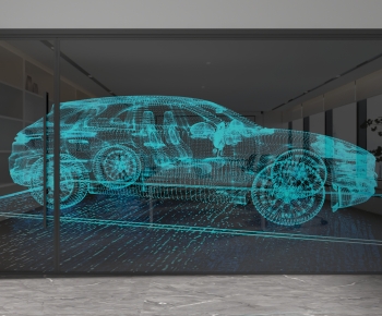 Modern Glass Screen Partition-ID:375843054