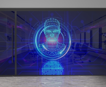 Modern Glass Screen Partition-ID:454157116