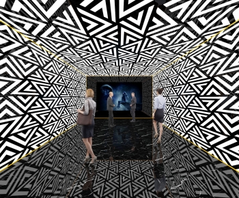 Modern Exhibition Hall-ID:669172052