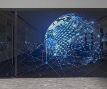 Modern Glass Screen Partition-ID:293164975