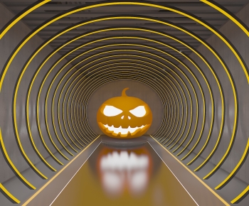 Modern Exhibition Hall-ID:575038914