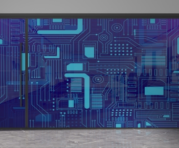 Modern Glass Screen Partition-ID:266741996