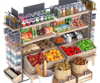 Modern Supermarket Shelf-ID:118741998