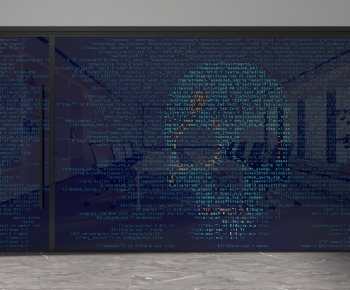 Modern Glass Screen Partition-ID:796475895