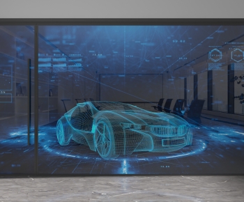 Modern Glass Screen Partition-ID:108869156