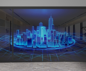 Modern Glass Screen Partition-ID:231023076