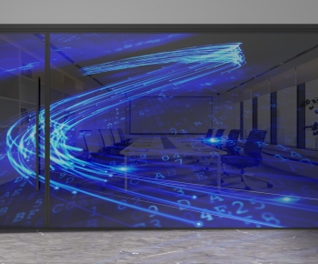 Modern Glass Screen Partition-ID:789294963