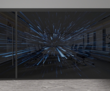 Modern Glass Screen Partition-ID:599071984