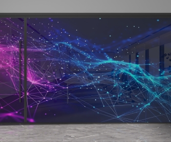 Modern Glass Screen Partition-ID:917684084