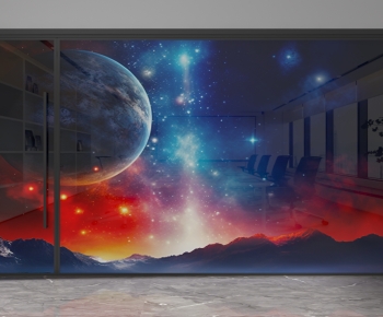 Modern Glass Screen Partition-ID:559824945