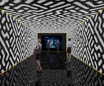 Modern Exhibition Hall-ID:769355066