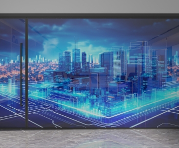 Modern Glass Screen Partition-ID:926326042