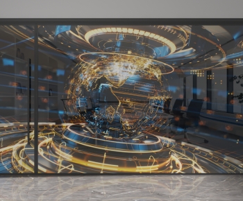 Modern Glass Screen Partition-ID:351749907