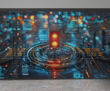 Modern Glass Screen Partition-ID:683047061