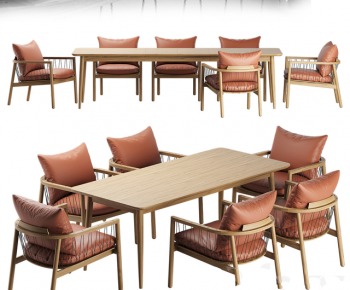 Modern Dining Table And Chairs-ID:108690317