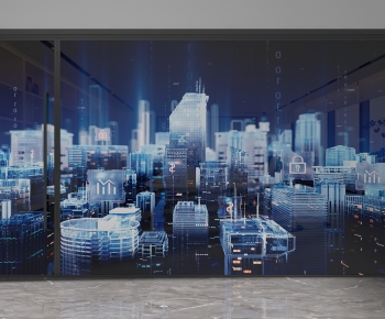 Modern Glass Screen Partition-ID:123397112