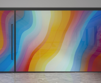 Modern Glass Screen Partition-ID:404227978