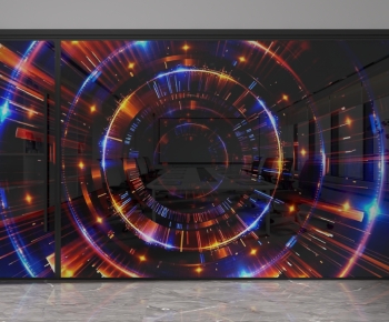 Modern Glass Screen Partition-ID:406878952