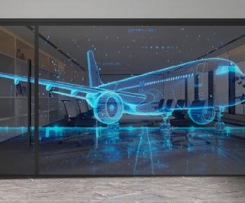 Modern Glass Screen Partition-ID:158199079