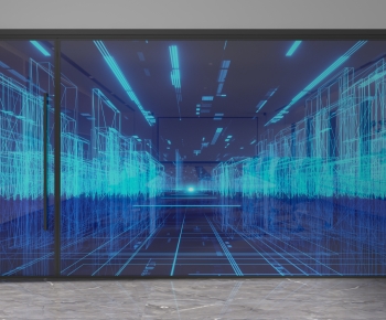 Modern Glass Screen Partition-ID:972828949