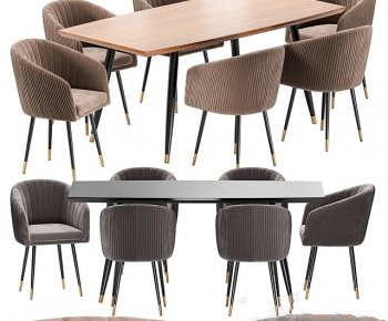 Modern Dining Table And Chairs-ID:856631047