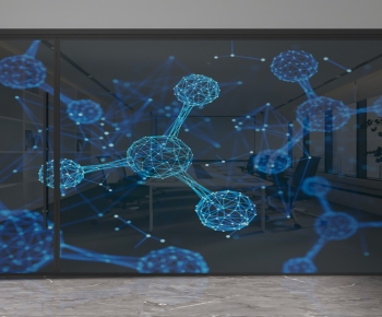 Modern Glass Screen Partition-ID:591701036