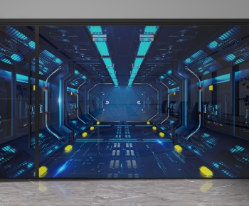 Modern Glass Screen Partition-ID:883579388