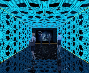 Modern Exhibition Hall-ID:685141094