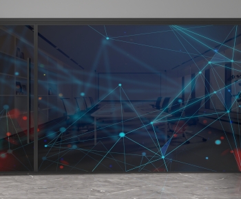 Modern Glass Screen Partition-ID:172763119