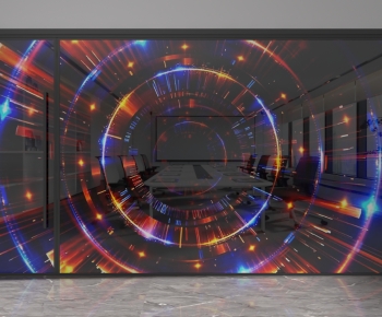 Modern Glass Screen Partition-ID:486753945