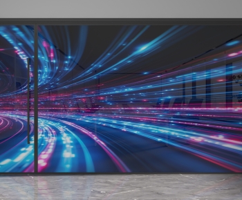 Modern Glass Screen Partition-ID:123930932